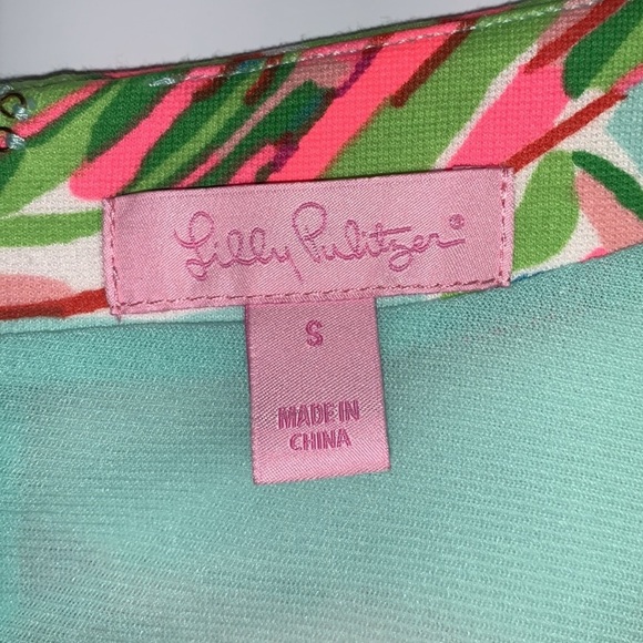 Lilly Pulitzer Flare Dress Size Small Floral - Picture 4 of 5